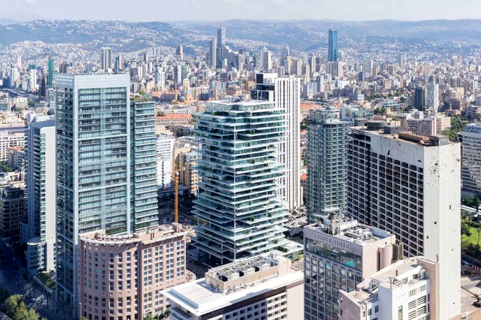 «Многослойная» башня Beirut Terraces