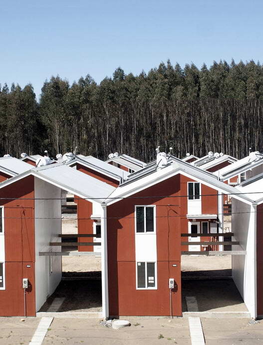 Социальные дома Villa Verde в Чили