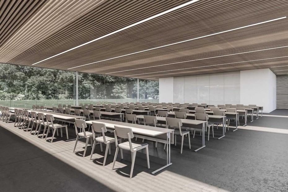 Проект павильона Assembly Hall вид первый