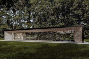 Проект павильона Assembly Hall вид четвертый