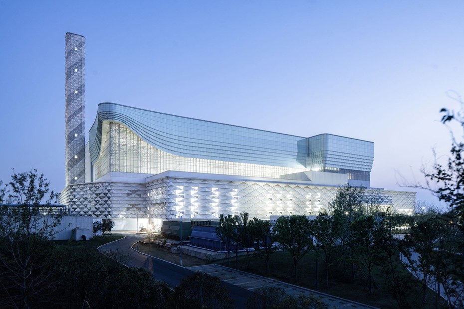 Электростанция Wuhan Qianzishan Waste-to-Energy Power Plant вид третий
