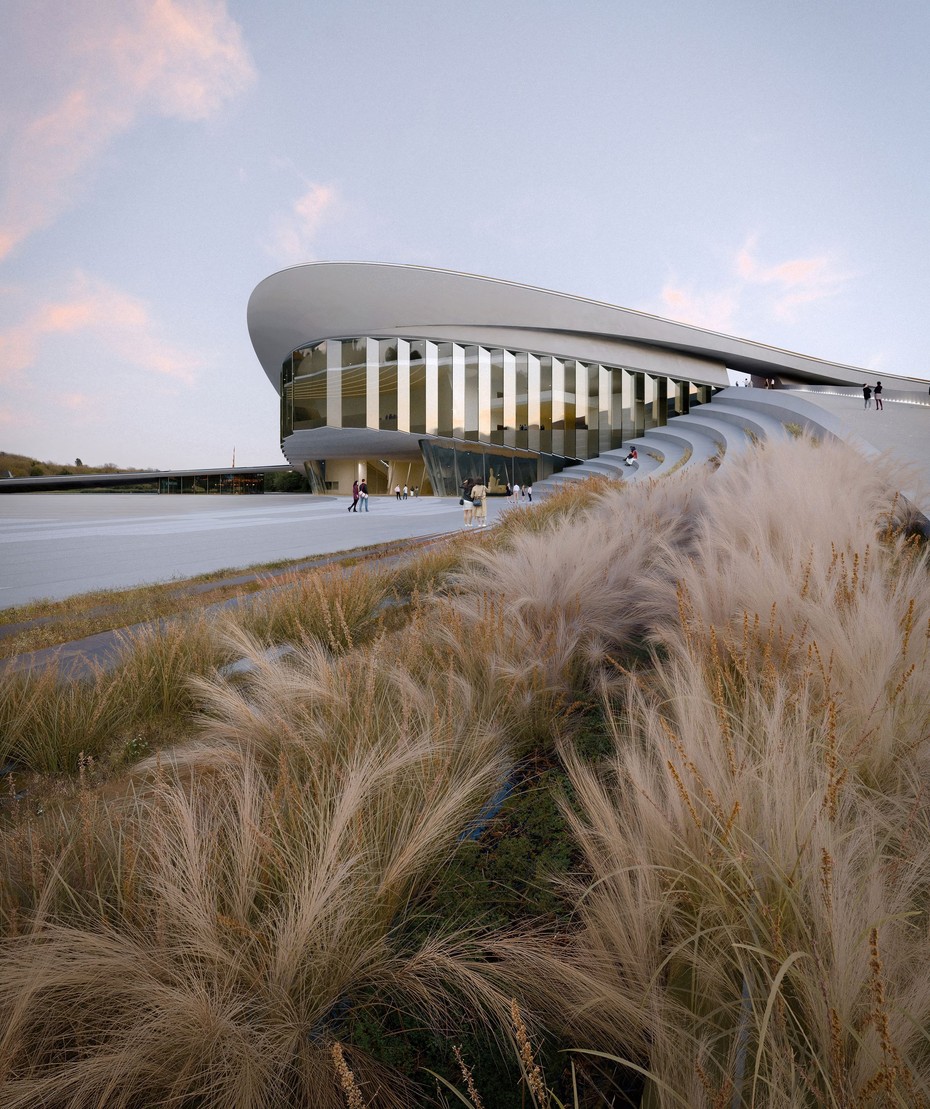 Музей Hangzhou Qiantang Bay Art Museum вид второй