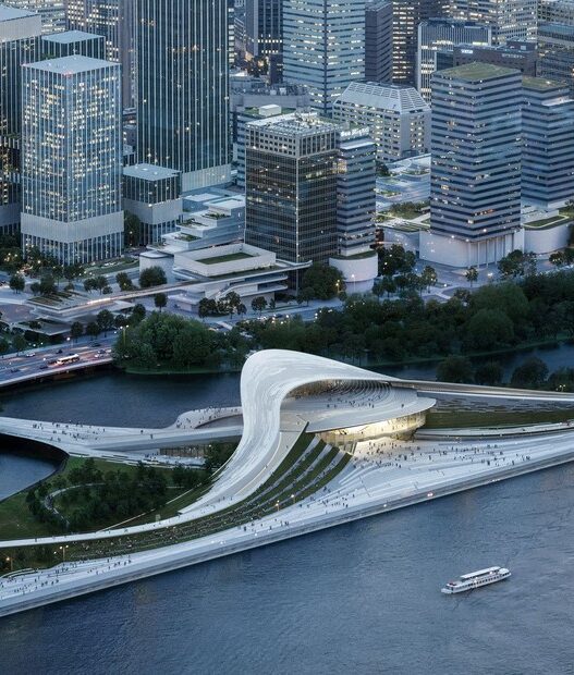 Музей Hangzhou Qiantang Bay Art Museum вид пятый