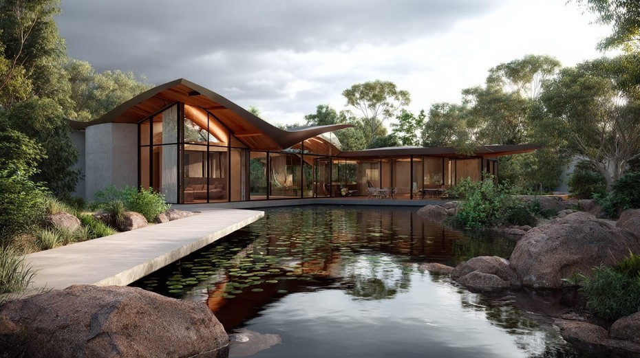 Проект The intersection of architecture and nature вид первый