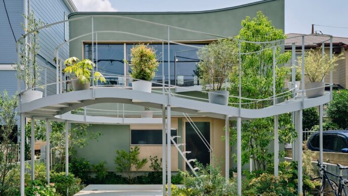 Дом House in Nakano вид седьмой