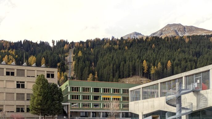 Проект Renovation of the school building of Davos Platz вид девятый