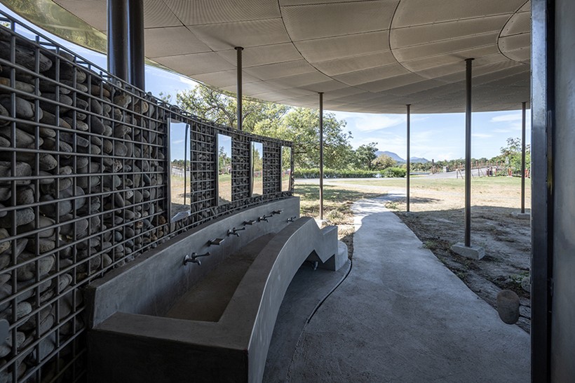 Велосипедная станция Tie-Ma Cycling Station at Dapo Pond вид первый