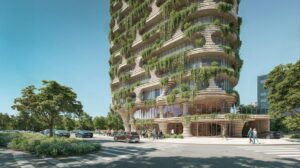 Проект Qapital Tower вид первый