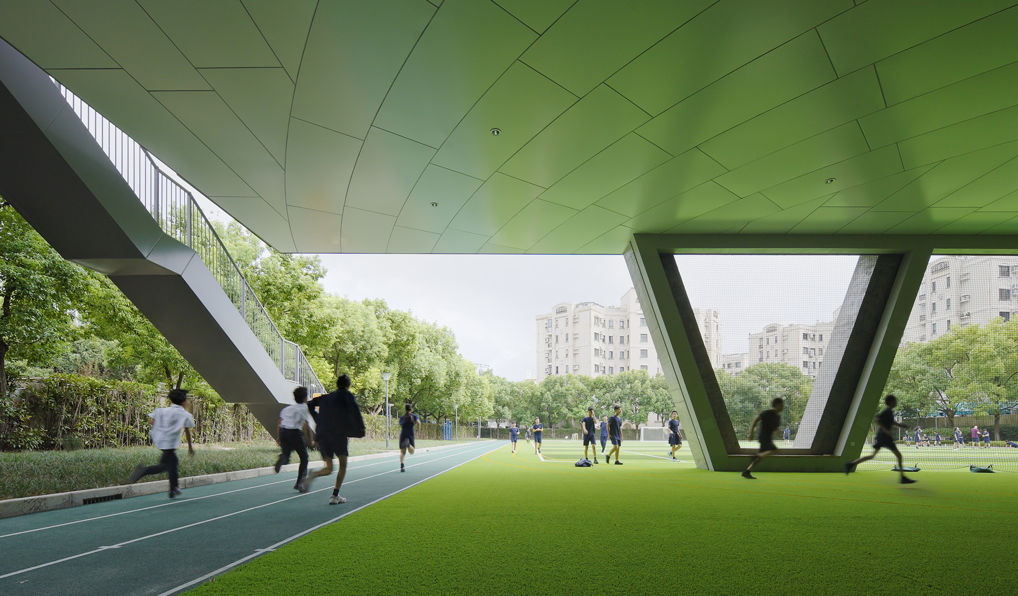 Anna Pao Sohmen Centre в школе YK Pao School / Scenic Architecture Office