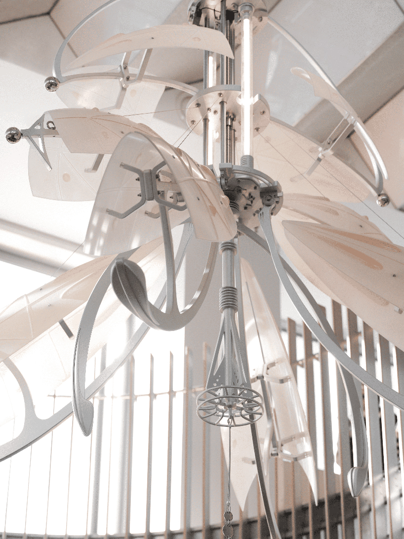 Arc of the Wind: кинетическая инсталляция topoloy для ресторана Gaga в Beijing