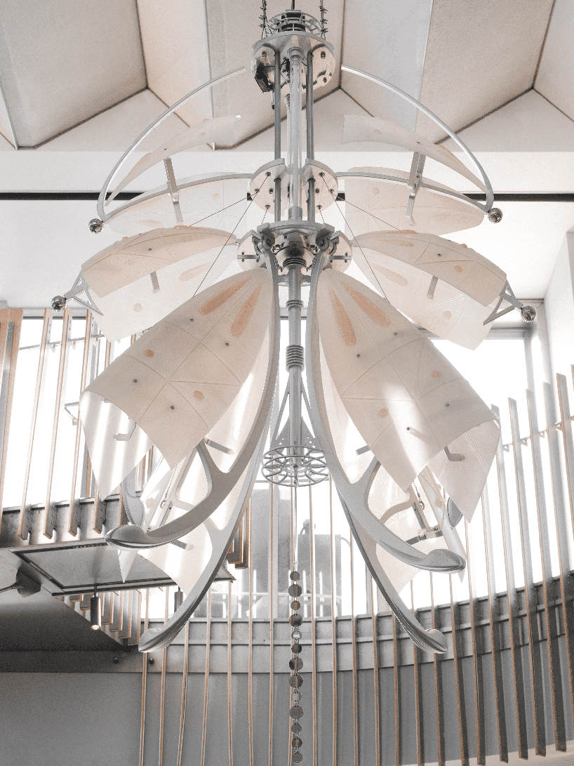 Arc of the Wind: кинетическая инсталляция topoloy для ресторана Gaga в Beijing