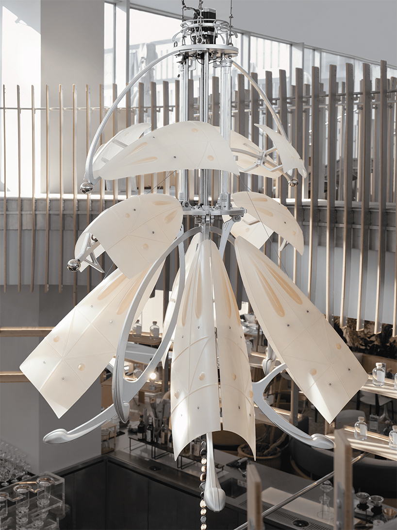 Arc of the Wind: кинетическая инсталляция topoloy для ресторана Gaga в Beijing