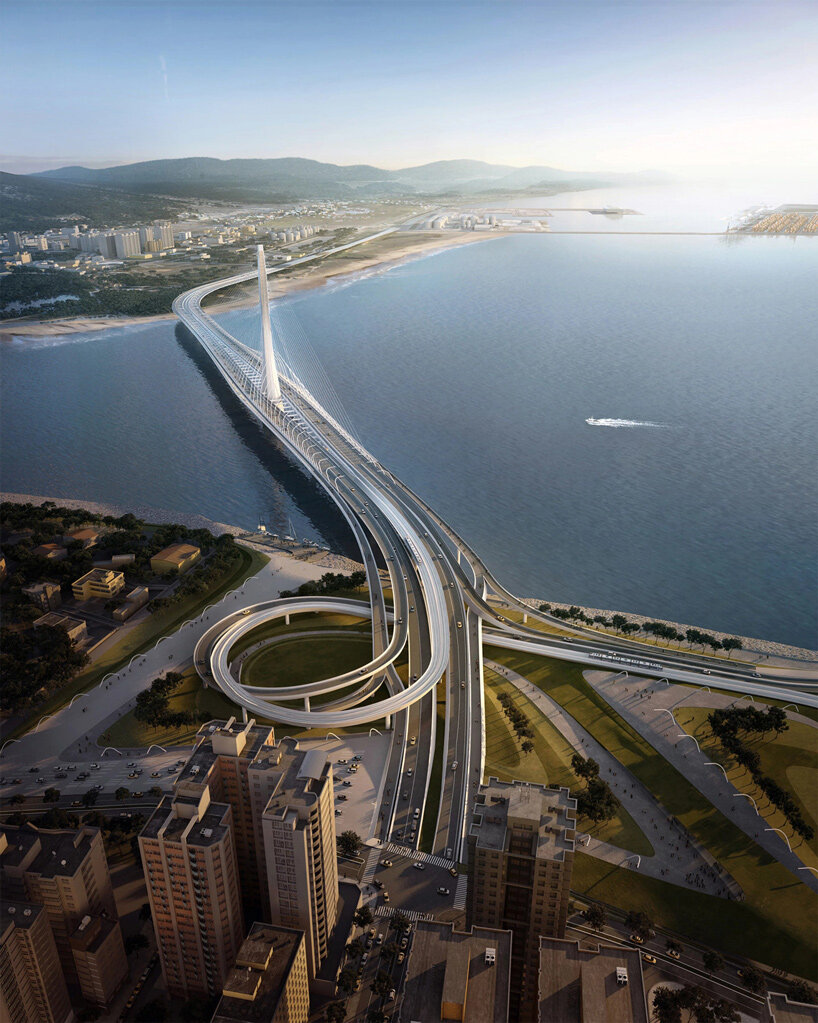 Zaha Hadid Architects завершили мост Данцзян в Тайване — самый длинный однопилонный в мире
