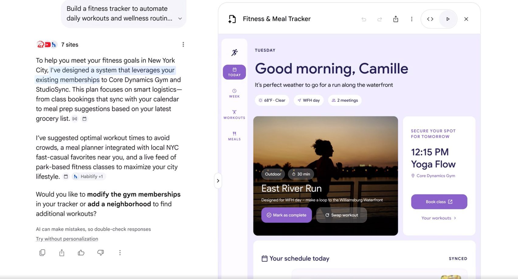 Google представила обновлённый визуальный стиль Gemini с языком Neural Expressive