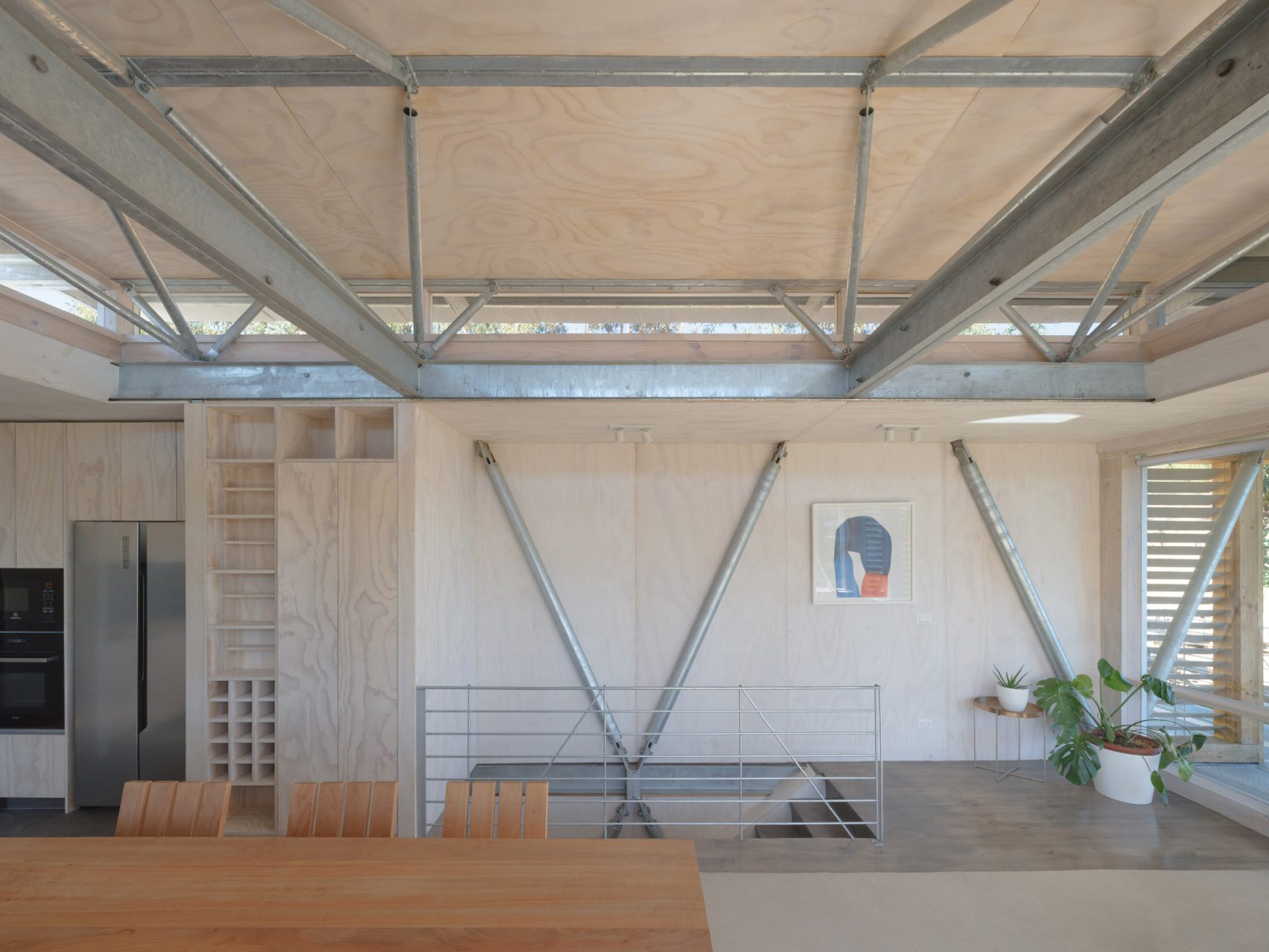 Chilean modular housing prototype uses stilts to traverse difficult site