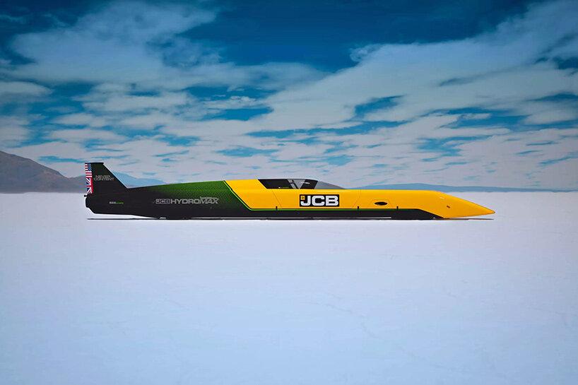 Hydromax от JCB: 1600-сильный водородный рекордный автомобиль для солончаков Бонневилля