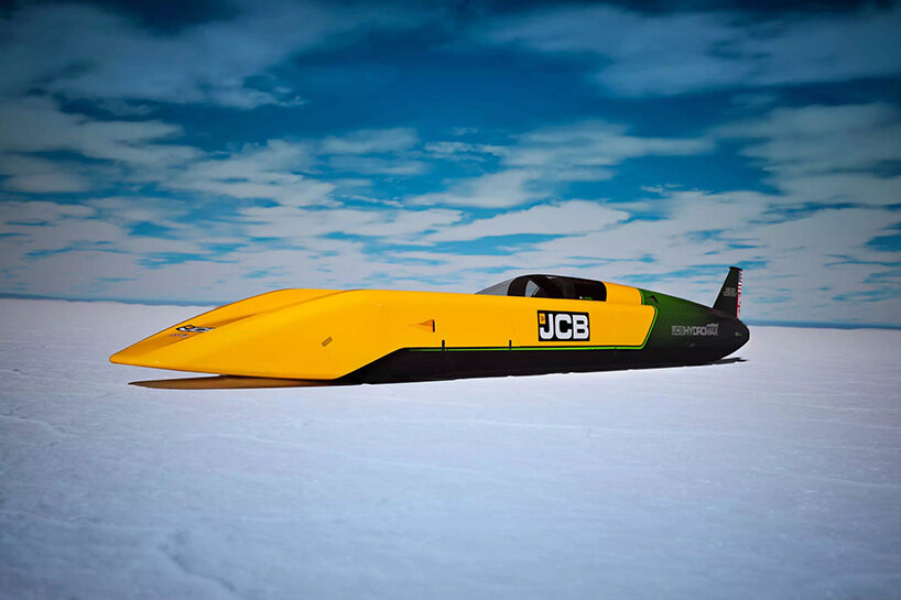 Hydromax от JCB: 1600-сильный водородный рекордный автомобиль для солончаков Бонневилля