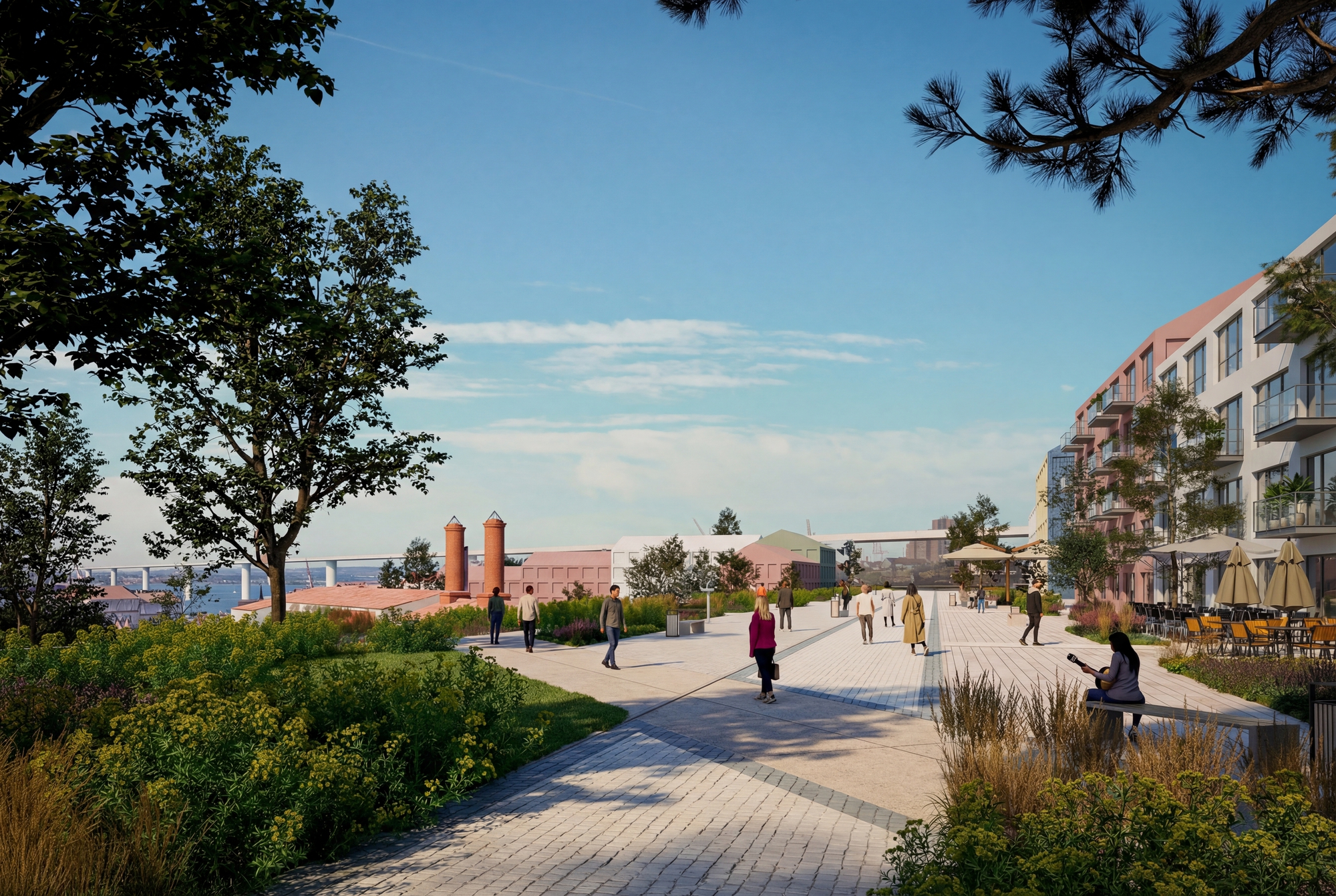 MVRDV и OODA представили мастерплан регенерации набережной Marvila в Лиссабоне