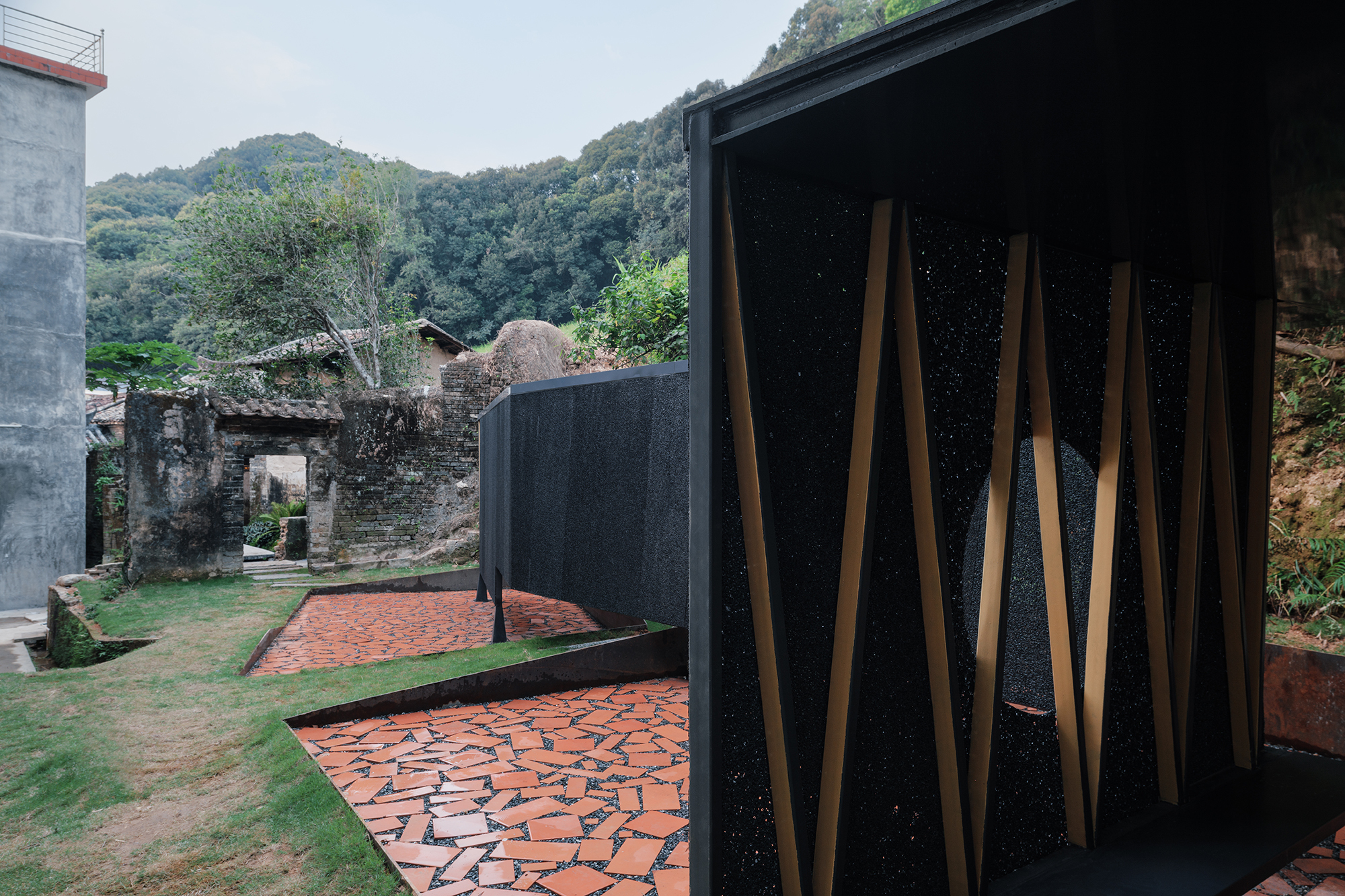 Osmanthus Yard / Atelier Wen'Arch: проект на границе деревни и горного леса в Хуэйчжоу
