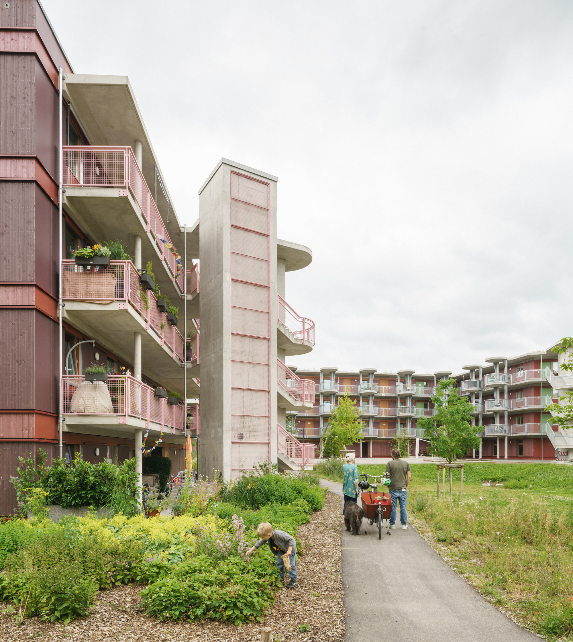 Ute-Strittmatter-Strasse — коллективное жильё в Freiham / 03 Arch. + ENEFF Architekten + Illiz Architektur + Westner Schührer Zöhrer