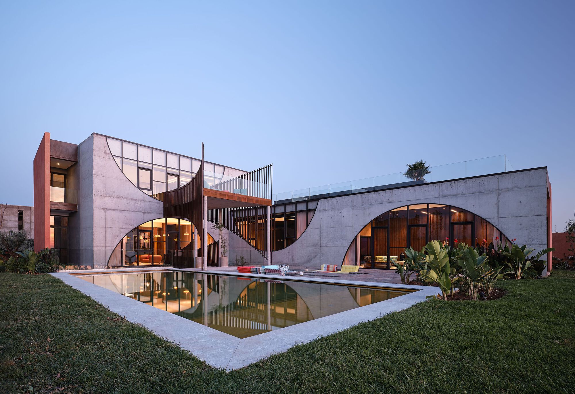 Villa Butterfly / Mohamed Amine Siana — дом в Марракеше, вдохновлённый образом бабочек