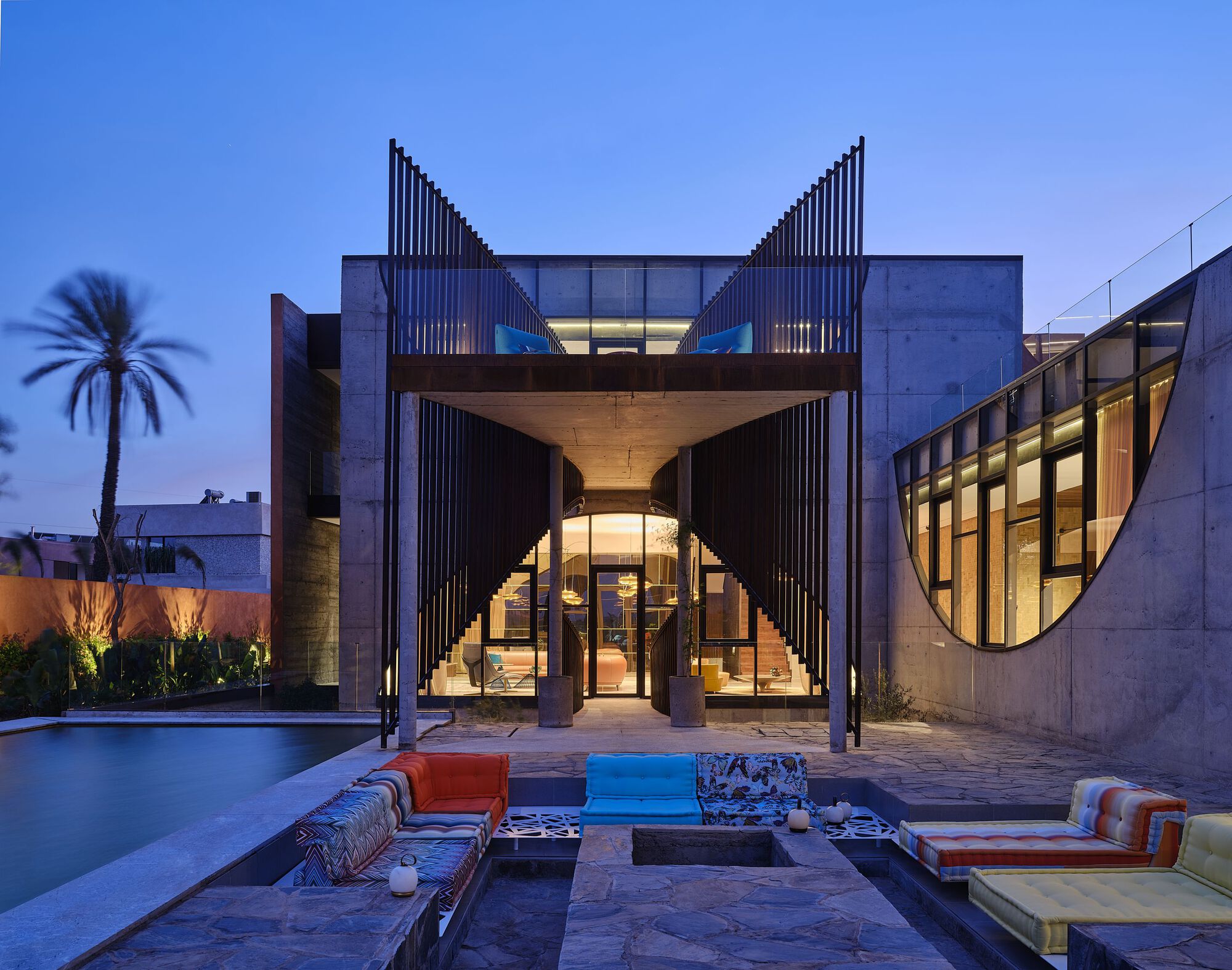 Villa Butterfly / Mohamed Amine Siana — дом в Марракеше, вдохновлённый образом бабочек