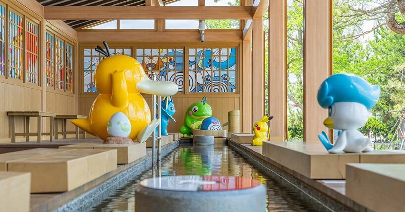 В Японии обновили прибрежную купальню с персонажами Pokémon водного типа