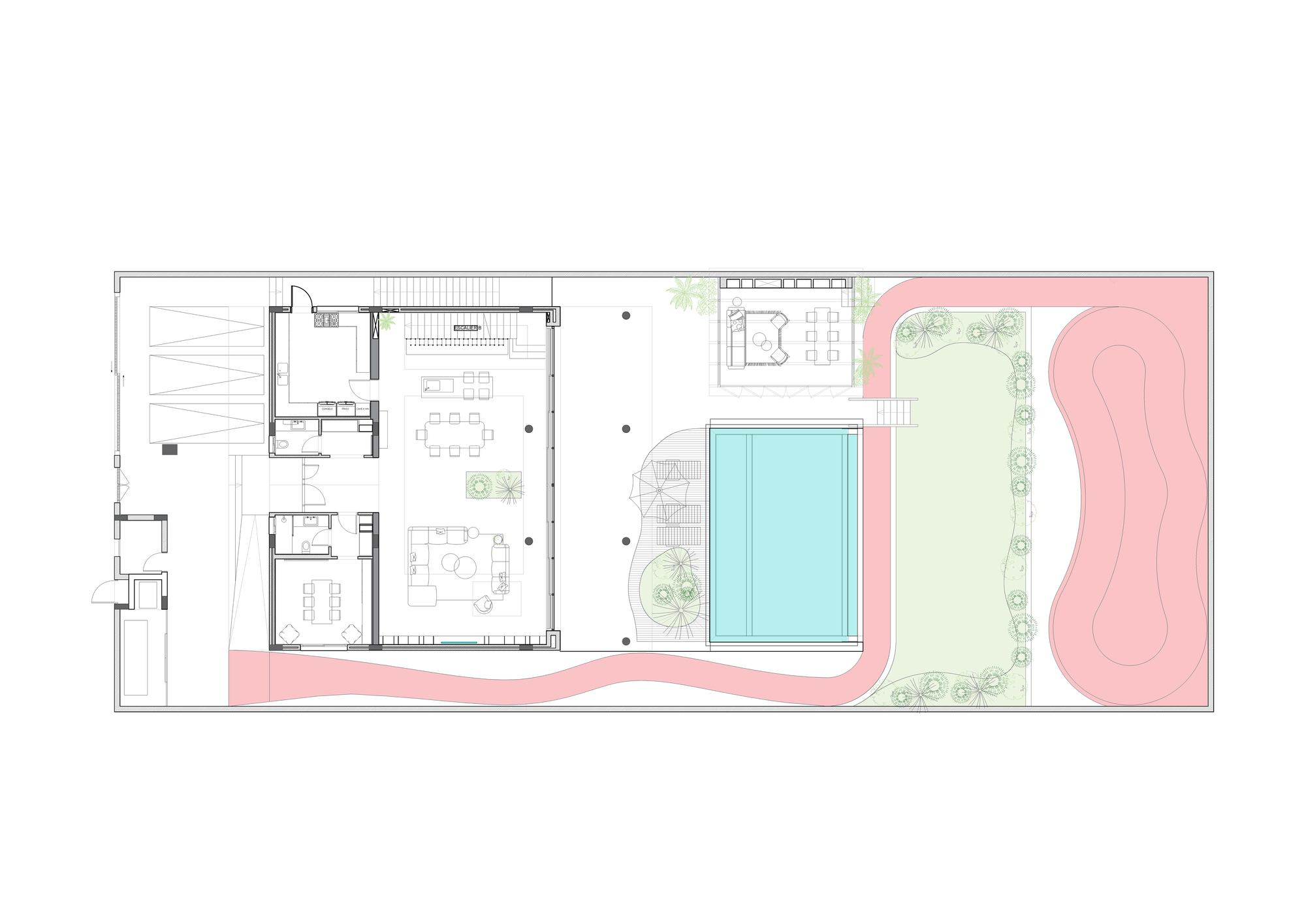 Villa Riviera Golf Residence / Atelier130 — семейная резиденция в Абиджане, спроектированная вокруг движения и жизни на открытом воздухе