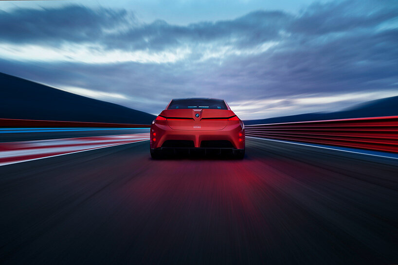 BMW M Concept Neue Klasse: электрический концепт с гоночными мотивами и натуральными материалами