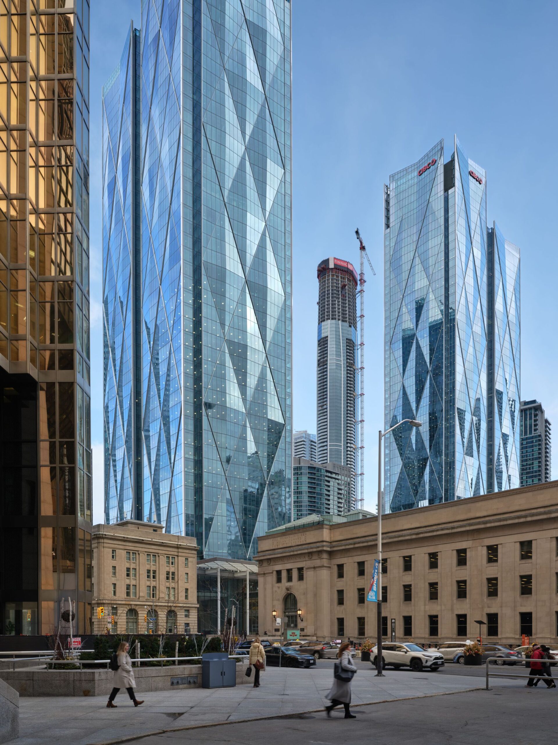 CIBC Square в Торонто: новый городской кампус WilkinsonEyre, связанный с транспортной инфраструктурой
