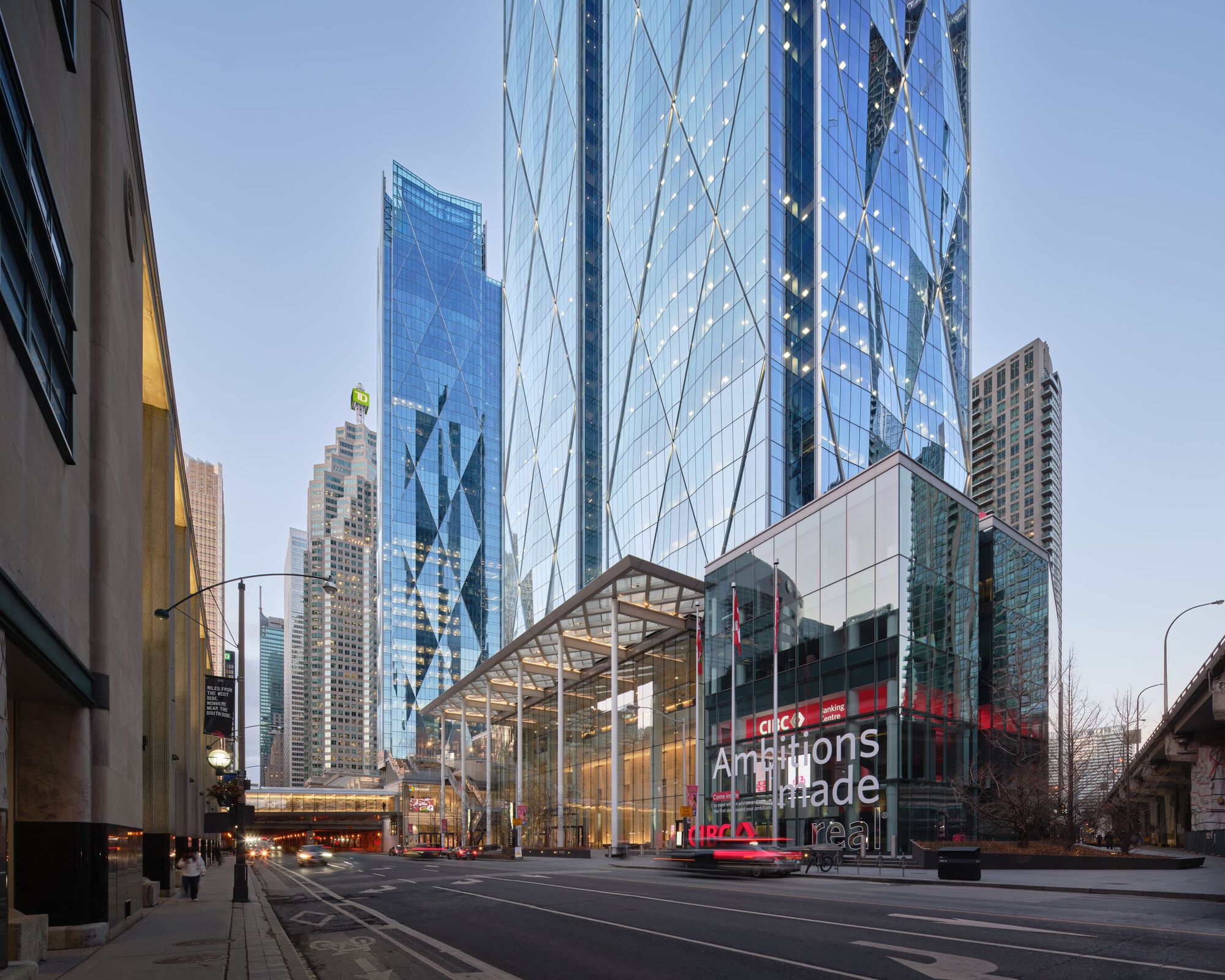 CIBC Square в Торонто: новый городской кампус WilkinsonEyre, связанный с транспортной инфраструктурой
