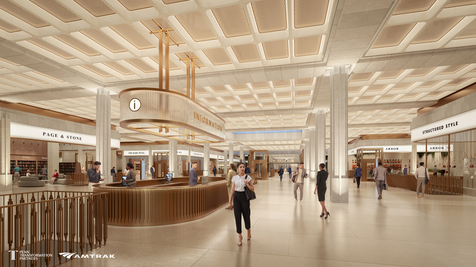 Представлен проект обновления Penn Station в Нью-Йорке от PAU, HNTB и HOK