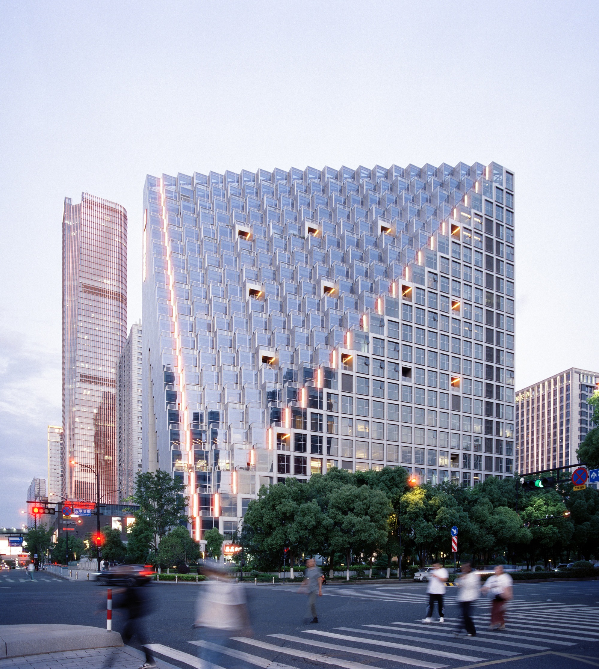 Hangzhou Prism / OMA — проект многофункционального комплекса в Ханчжоу