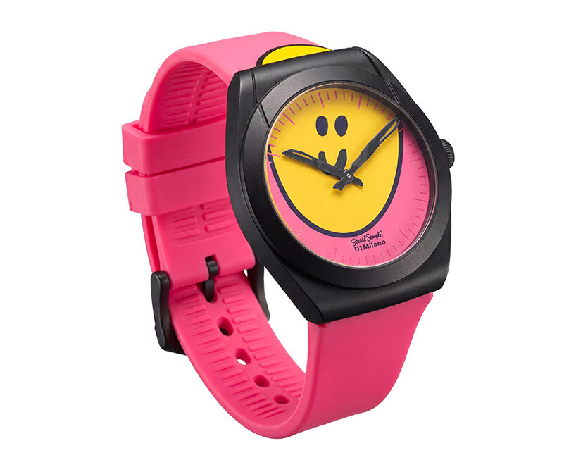 Stuart Semple и D1 Milano выпустили HappyWatch со сжатым смайлом на циферблате