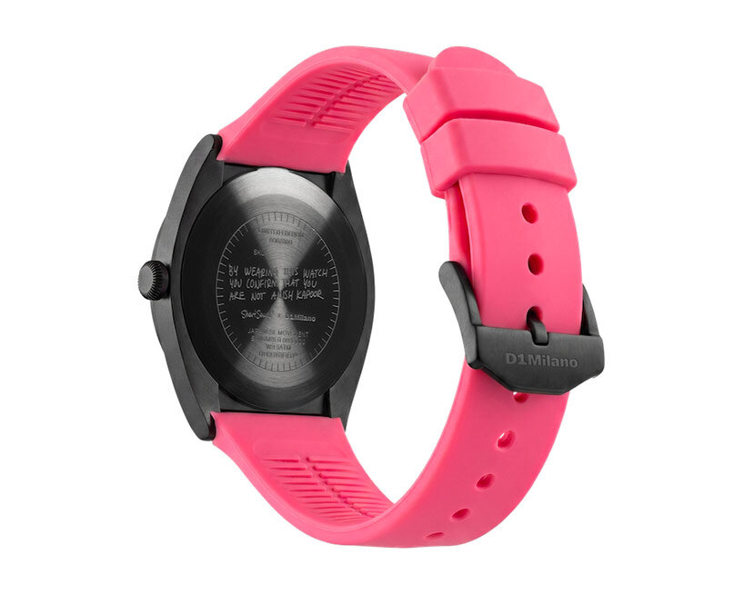 Stuart Semple и D1 Milano выпустили HappyWatch со сжатым смайлом на циферблате