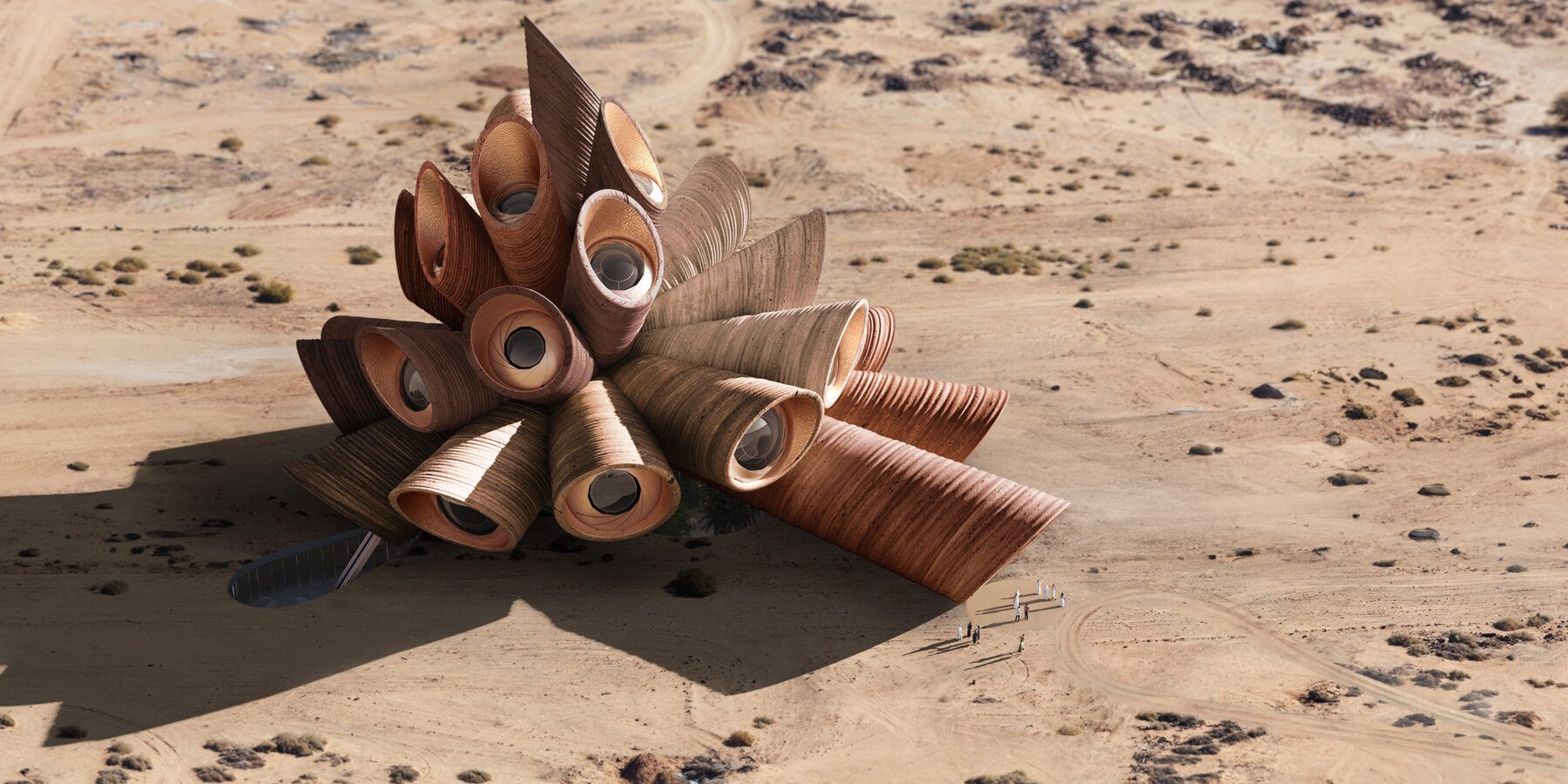 Heatherwick Studio спроектировала астротуристический центр AlUla Manara в пустыне Саудовской Аравии