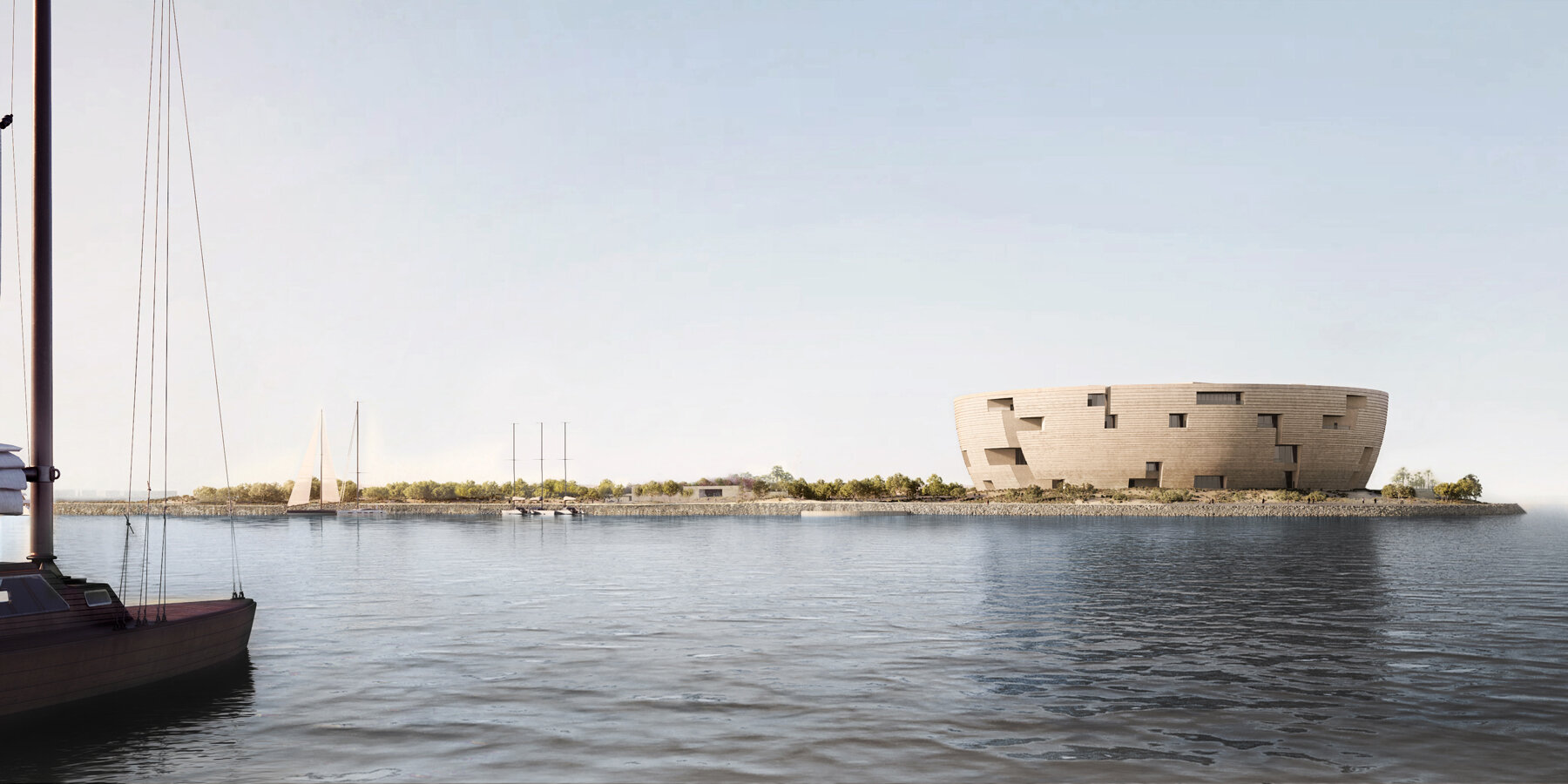 Herzog & de Meuron представили мастерплан Al Maha Island в Катаре