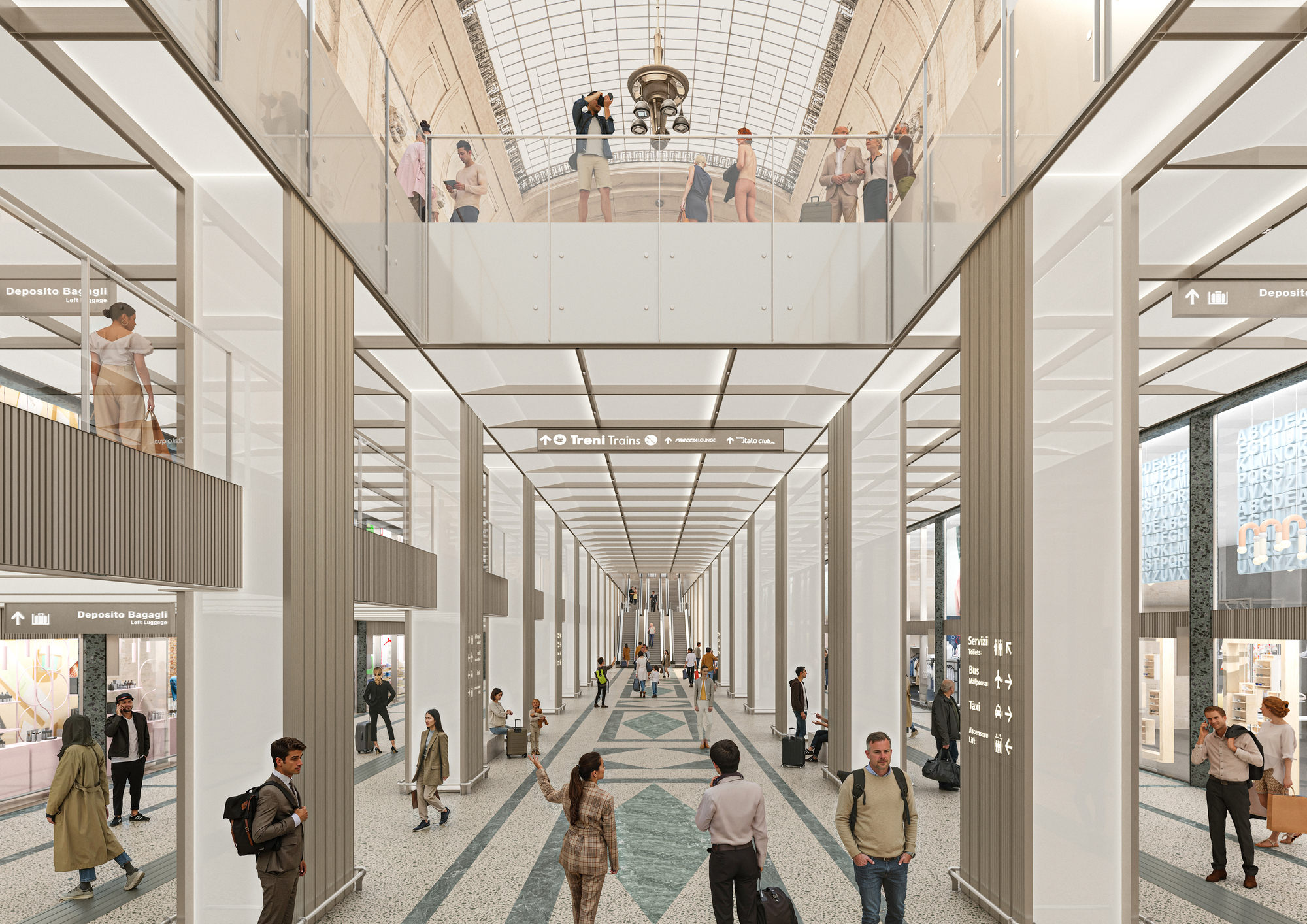 Park переосмысляет интерьеры Milano Centrale, монументального железнодорожного узла эпохи Муссолини