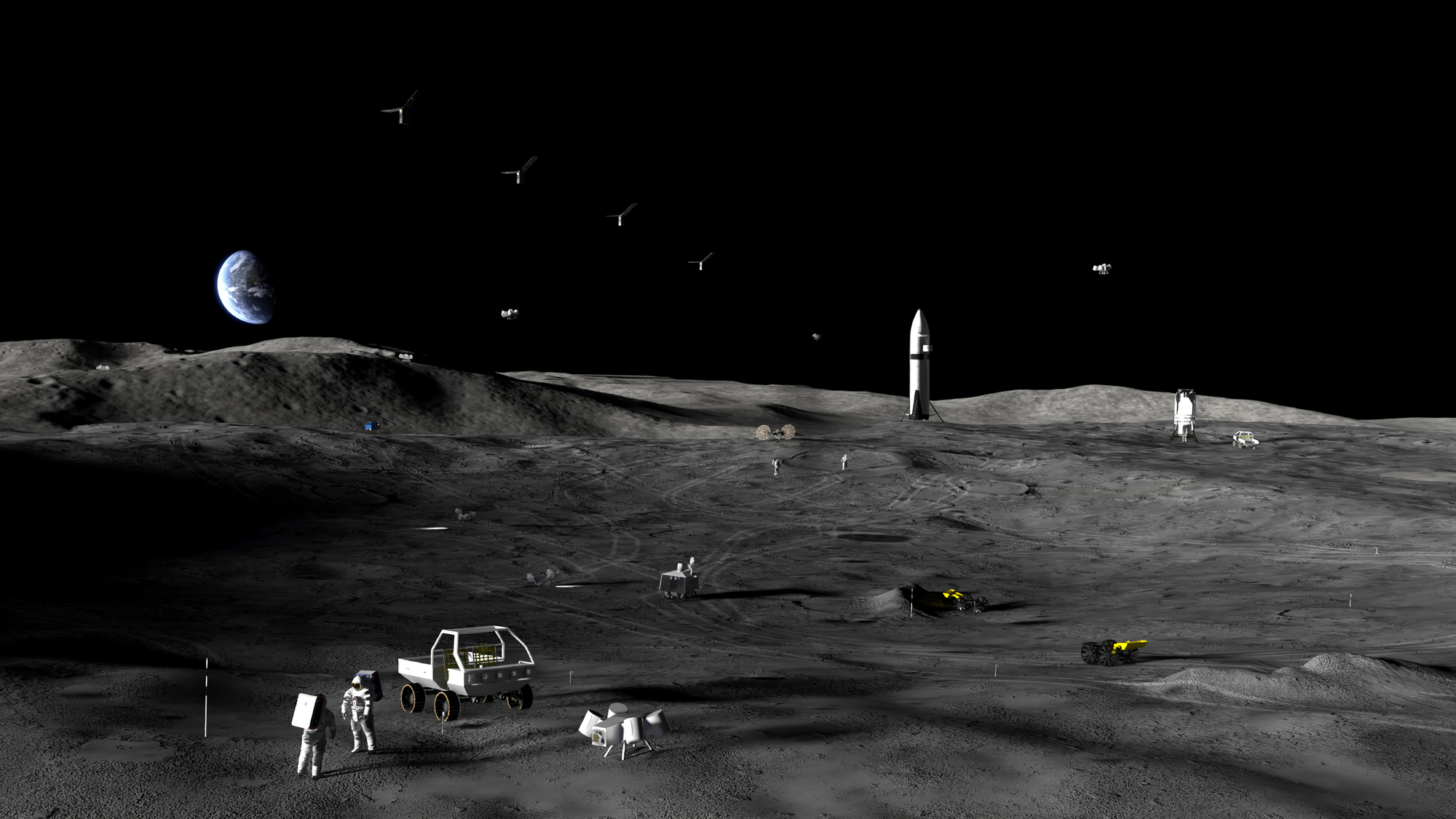 Стратегия NASA для постоянного проживания на Луне: как архитектура отвечает на условия Южного полюса