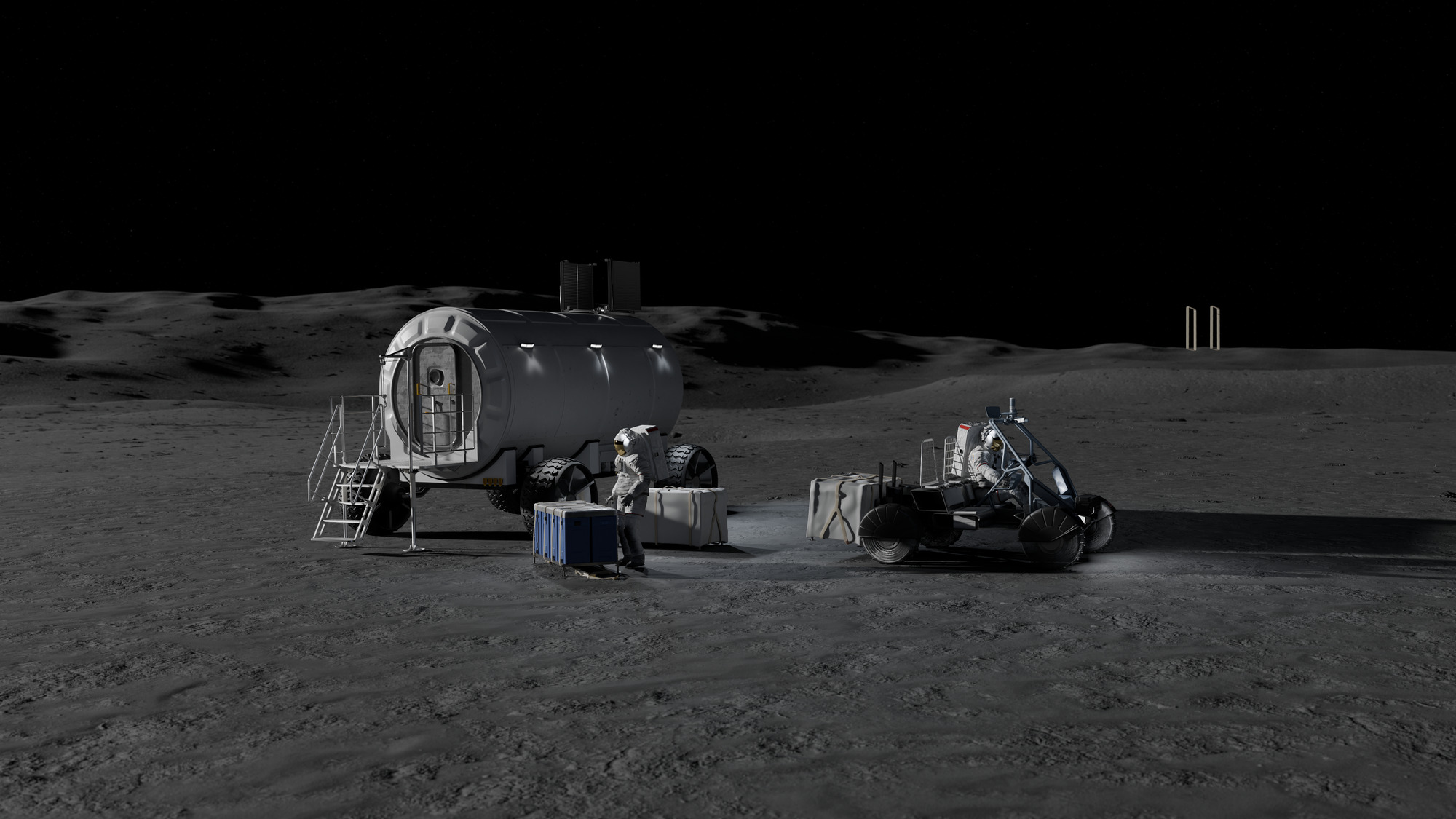 Стратегия NASA для постоянного проживания на Луне: как архитектура отвечает на условия Южного полюса