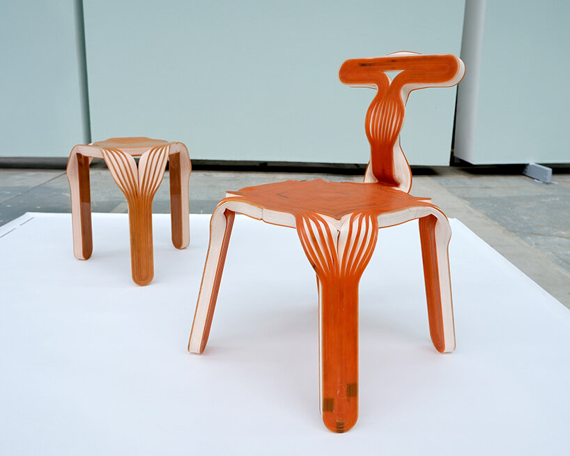 После 3D-печати: Bend Chair и Bend Stool студии Oberdoerfer & Krebs
