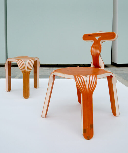 После 3D-печати: Bend Chair и Bend Stool студии Oberdoerfer & Krebs