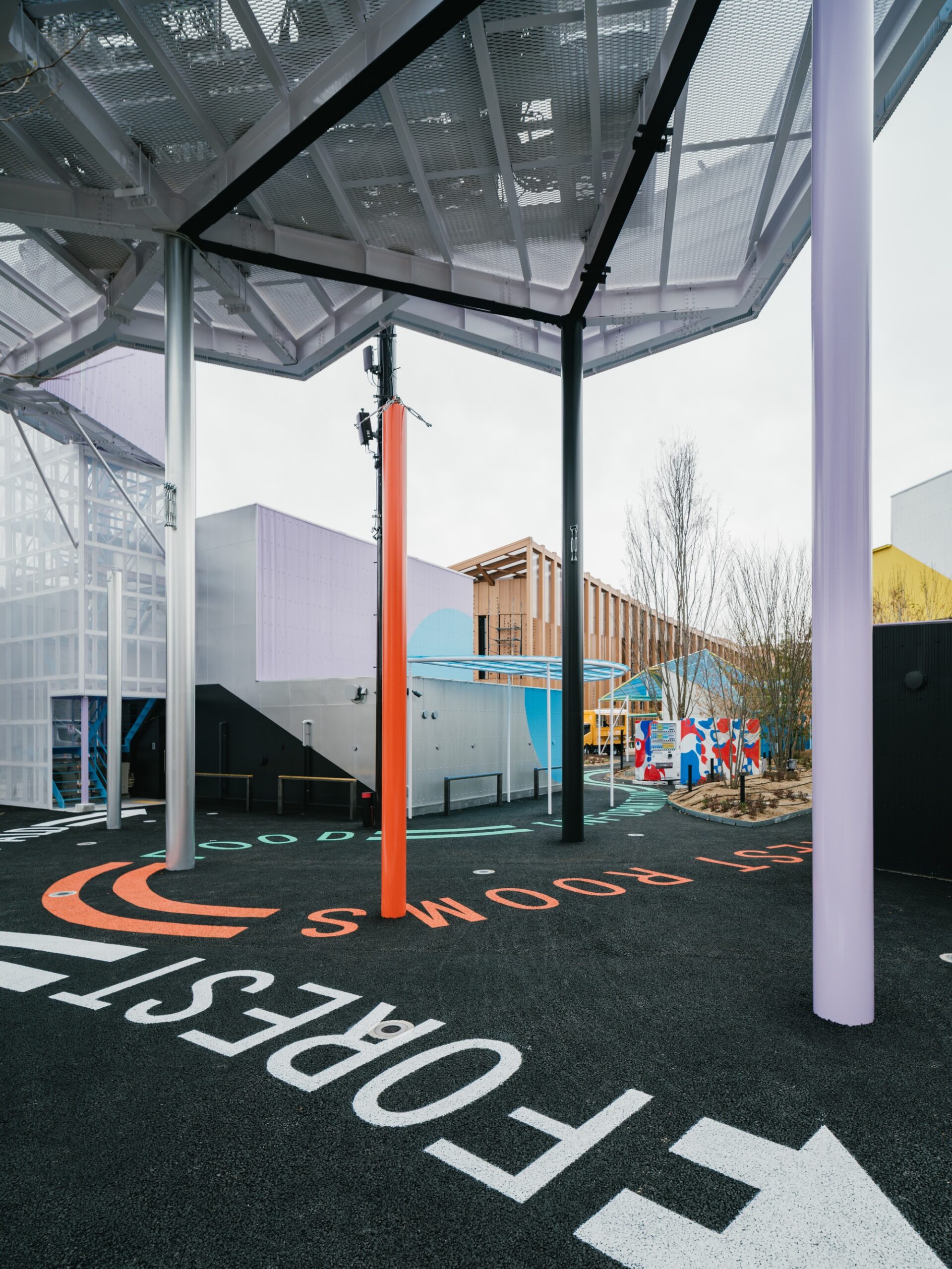 Rest Area 3 на Osaka Expo 2025 / Suzuko Yamada Architects