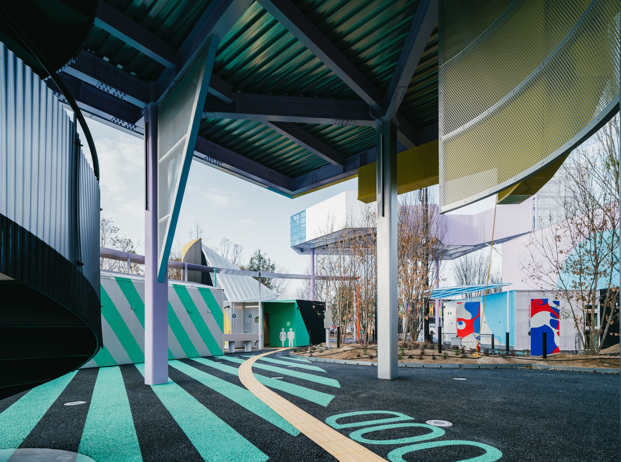 Rest Area 3 на Osaka Expo 2025 / Suzuko Yamada Architects
