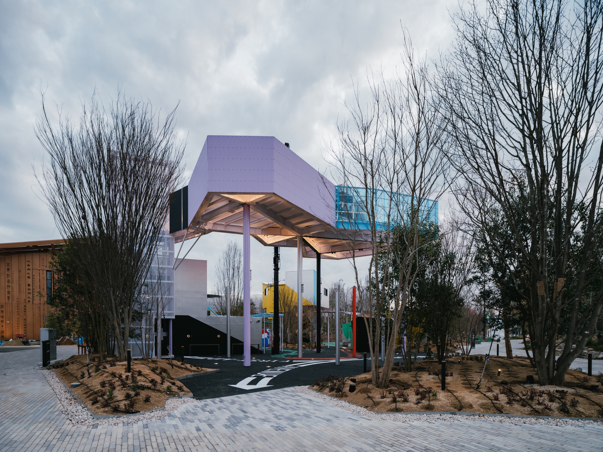 Rest Area 3 на Osaka Expo 2025 / Suzuko Yamada Architects