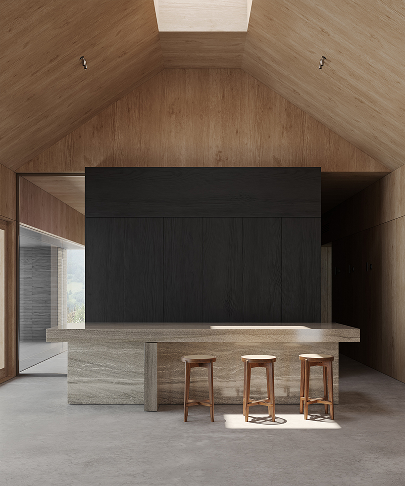 Monolithic Black Timber Retreat открывает виды на Карпаты