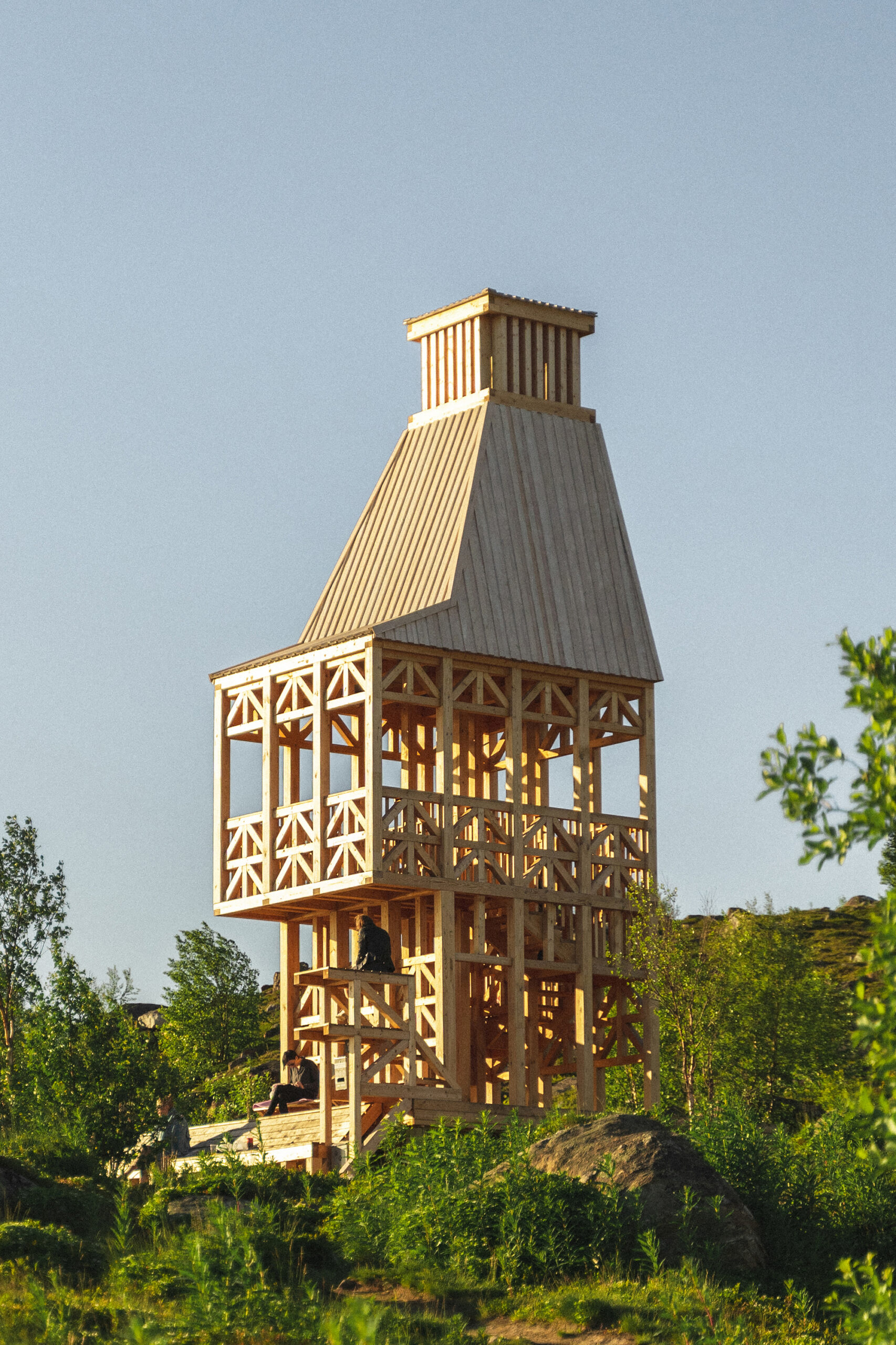 Смотровая площадка у Кольского залива / Evgeny Makarenko’s Timber Architecture Workshop