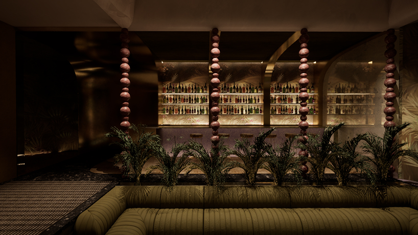 Layered narratives and immersive interiors compose a Thumbelina-inspired hotel