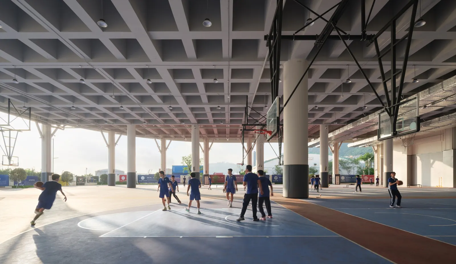 Школа-кампус с террасами и дворами: The Nanshan Affiliated School of Beijing Normal University / Z&Z STUDIO