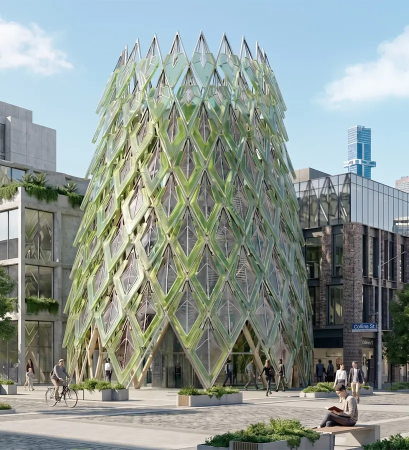 Algae Tower: живая фасадная система для офисной башни в Мельбурне